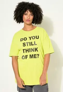 Футболка с принтом Angel of Style, зеленый