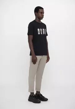 Футболка с принтом ANIMAL SPRAY CANS PS Paul Smith, черный