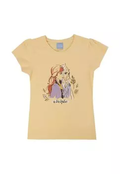 Футболка с принтом ANNA ELSA Disney FROZEN, цвет pastell gelb
