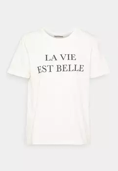 Футболка с принтом Anna Field, белый