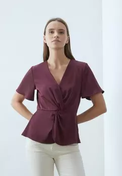 Футболка с принтом Anna Field, цвет Berry