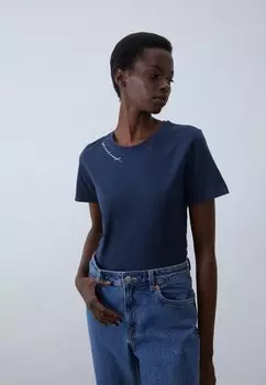 Футболка с принтом Anna Field, цвет dark blue