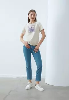 Футболка с принтом Anna Field, цвет Sand