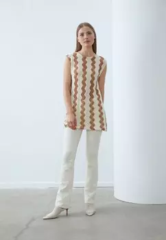 Футболка с принтом Anna Field, кремовый