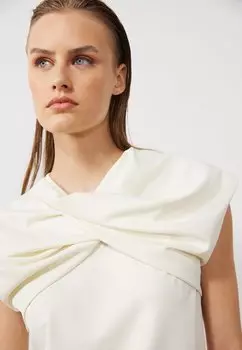 Футболка с принтом Anna Field, молочный