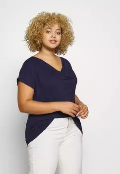 Футболка с принтом Anna Field, синий