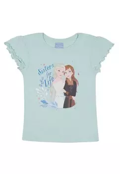Футболка с принтом ANNA UND ELSA Disney FROZEN, цвет blau