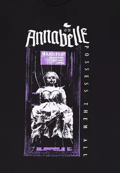 Футболка с принтом ANNABELLE DO NOT OPEN Henry Tiger, черный