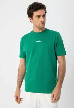 Футболка с принтом Antioch, темно-зеленый