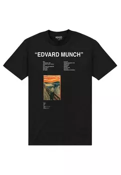 Футболка с принтом APOH MUNCH EDVARD apoh London, черный