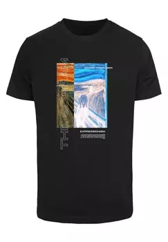 Футболка с принтом APOH MUNCH EXPRESSIONISM Merchcode, черный