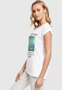 Футболка с принтом APOH WATER LILLIES Merchcode, белый