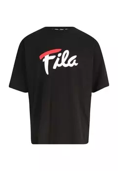 Футболка с принтом APPAREL LAUDA OVERSIZED TEE Fila, черный