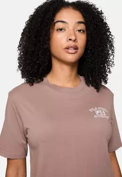 Футболка с принтом APPAREL LINNA GRAPHIC TEE Fila, серо-коричневый