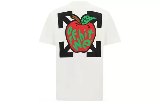 Футболка с принтом Apple Arrow Off-White, белый