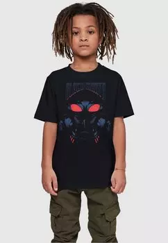 Футболка с принтом AQUAMAN BLACK MANTA ABSOLUTE CULT, цвет black