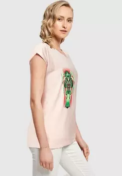 Футболка с принтом AQUAMAN QUEEN ATLANNA ABSOLUTE CULT, розовый