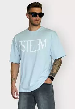 Футболка с принтом ARC OVERSIZED ESTEEM, цвет lightblue