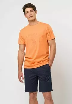 Футболка с принтом ARCHIBALD U.S. Polo Assn., оранжевый