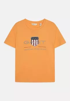 Футболка с принтом Archive Shield Unisex GANT, цвет coral