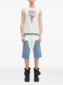 Футболка с принтом Aries, белый