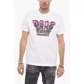 Футболка с принтом «АРКАДНЫЕ ИГРЫ» Dsquared2, White