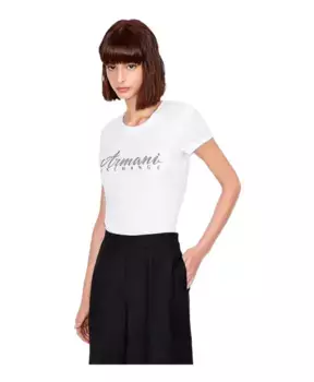 Футболка с принтом Armani Exchange, белый