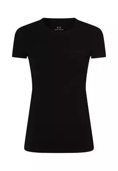 Футболка с принтом Armani Exchange, черный