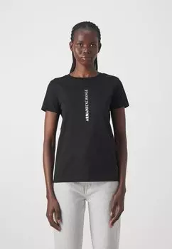 Футболка с принтом Armani Exchange, цвет black