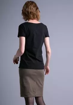 Футболка с принтом ARROW Reet Aus, черный