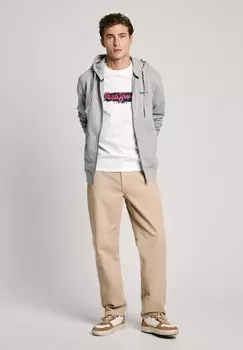 Футболка с принтом ARSHAM Pepe Jeans, кремовый