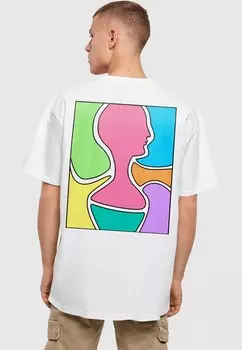 Футболка с принтом ARTISTIC MINDS Merchcode, белый