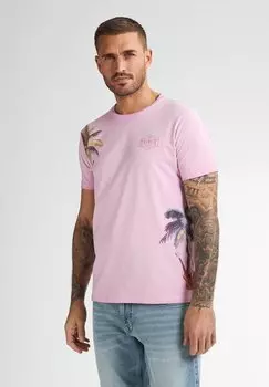 Футболка с принтом ARTWORK ISLANDCREST Petrol Industries, светло-розовый