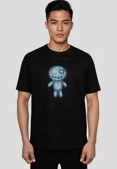 Футболка с принтом ASTORIA Wrong Friends, черный