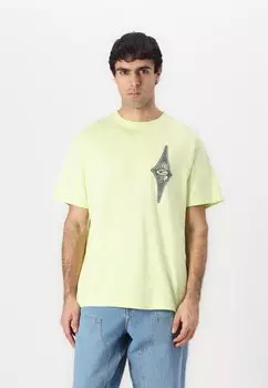 Футболка с принтом ASTRAL TEE UNISEX Rip Curl, зеленый
