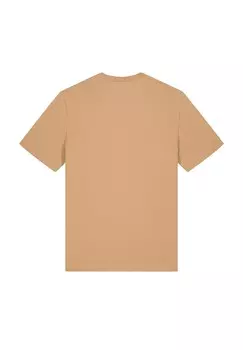 Футболка с принтом ASTRONAUT ON T-REX watapparel, бежевый