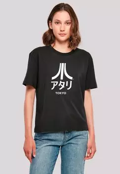 Футболка с принтом ATARI TOKYO RETRO ARCADE GAMES F4NT4STIC, черный