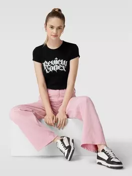 Футболка с принтом этикетки модели "BABY CODEX" Review, черный