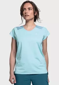 Футболка с принтом AUKRA Schffel, цвет blau