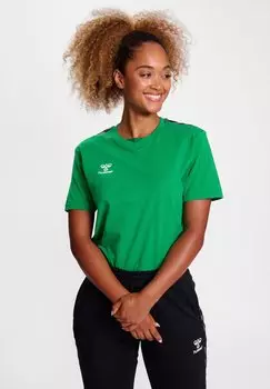 Футболка с принтом AUTHENTIC Hummel, цвет jelly bean