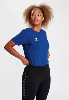 Футболка с принтом AUTHENTIC Hummel, цвет true blue