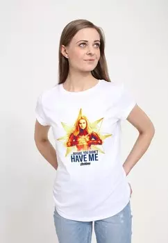 Футболка с принтом AVENGERS: ENDGAME MARVEL TIME Henry Tiger, белый