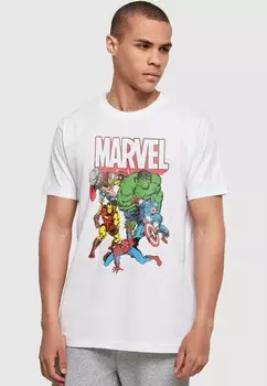Футболка с принтом AVENGERS MARVEL COMICS GROUP ABSOLUTE CULT, белый