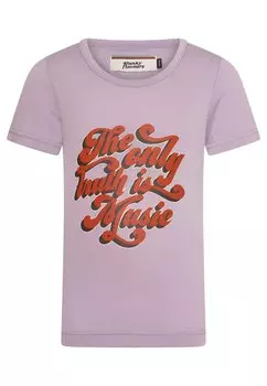 Футболка с принтом AVENGHER 4funkyflavours, цвет lilac