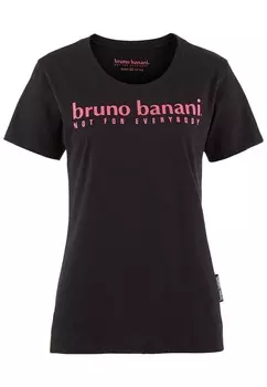 Футболка с принтом AVERY Bruno Banani, черный