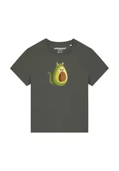 Футболка с принтом AVOCATO watapparel, хаки