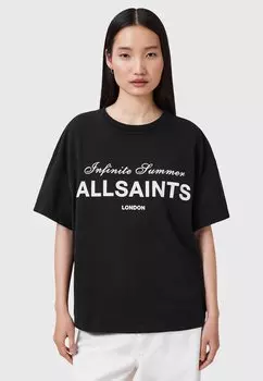 Футболка с принтом AVRI TEE AllSaints, черный
