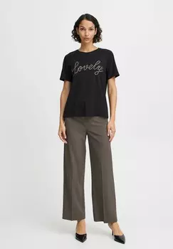 Футболка с принтом b.young, черный