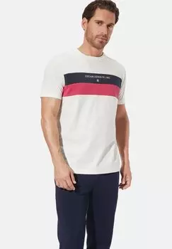 Футболка с принтом Babista, белый