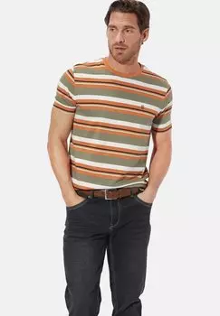 Футболка с принтом Babista, оливковый